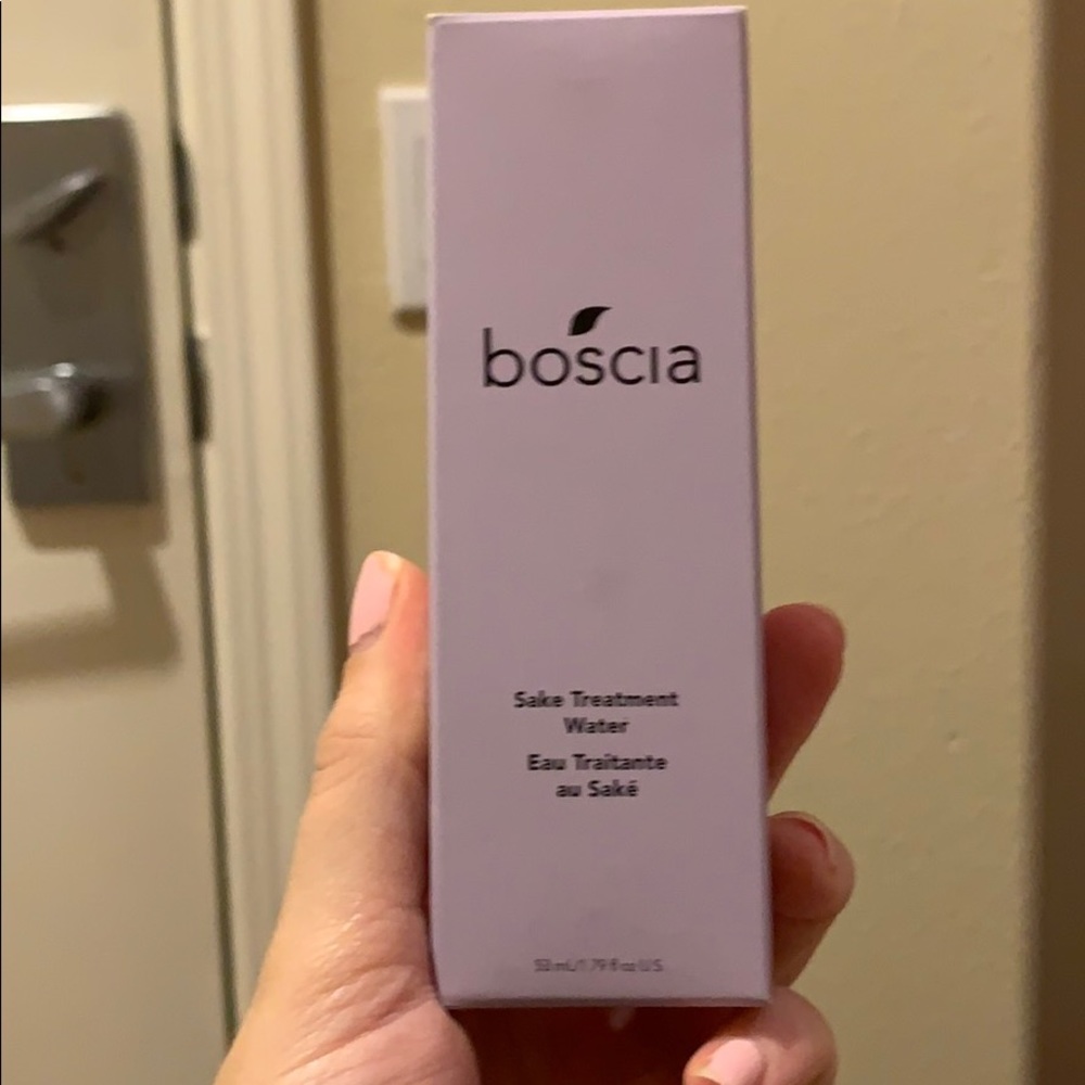 Boscia sake treatment water